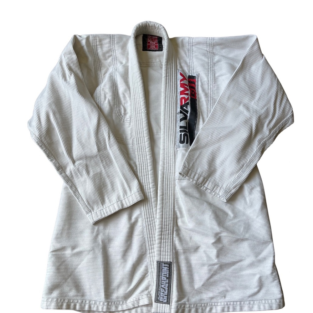 White Jiu Jitsu Gi Top size A2
